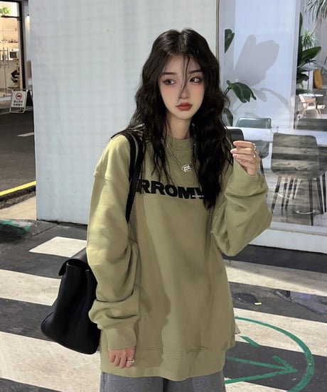 RROMWT ロゴプリント スウェット