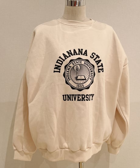 INDIANANA ロゴスウェット