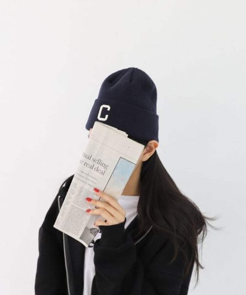 イニシャル ニットキャップ | EYARN