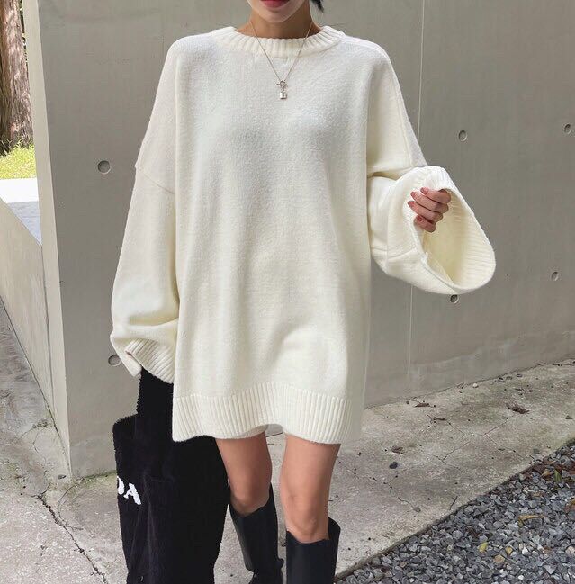 ドルマンスリーブニット＆フィットパンツ セットアップ | EYARN