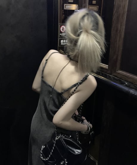 アジャスター付きロングワンピース