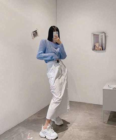 バックルカーゴスカート