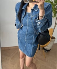 デニムジャケット＆ワンピース セットアップ