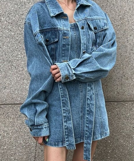 デニムジャケット＆ワンピース SET