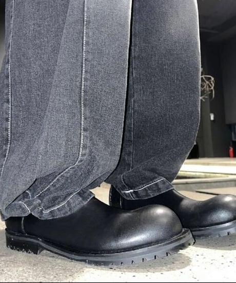 バギー デニム パンツ ブラック