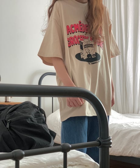 CEREAL BEAR オーバーサイズ プリントＴシャツ