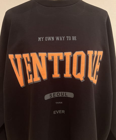 VENTIQUE ロゴスウェット