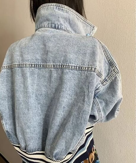 レトロ デニムジャンパー