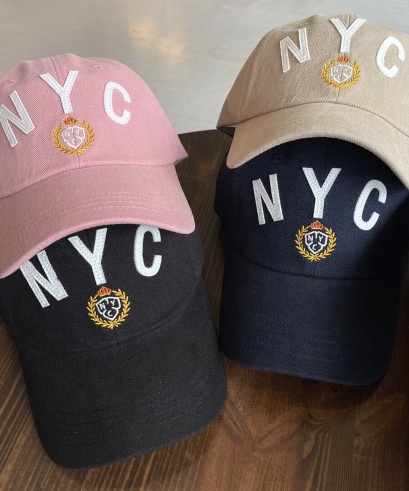 NYC ロゴ ベースボールキャップ | EYARN