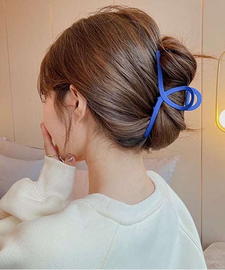 なな様ハンドメイド♡イザベル編み上げ風♡ヘアクリップ② なな様ハンドメイド♡イザベル編み上げ風♡ヘアクリップ②