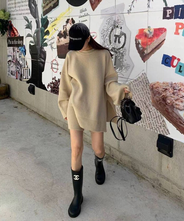 ドルマンスリーブニット&ニットパンツセットアップ(4色) fit=scale-down,w=1200