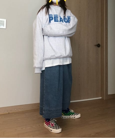 PEACE ロゴスウェット