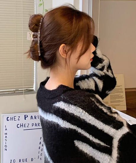 ヘアクリップ カーブ