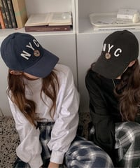 NYC ロゴ ベースボールキャップ