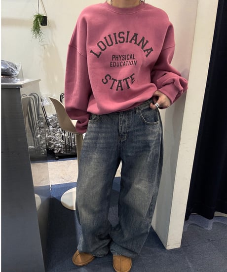 LOUISIANA STATE ロゴスウェット