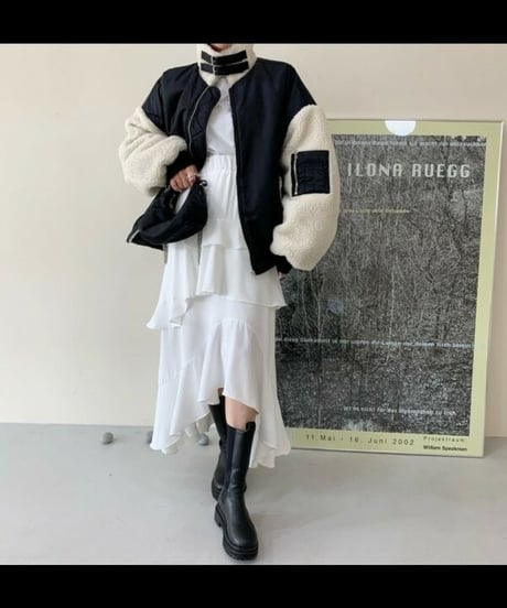 ミリタリーボア フリースジャケット