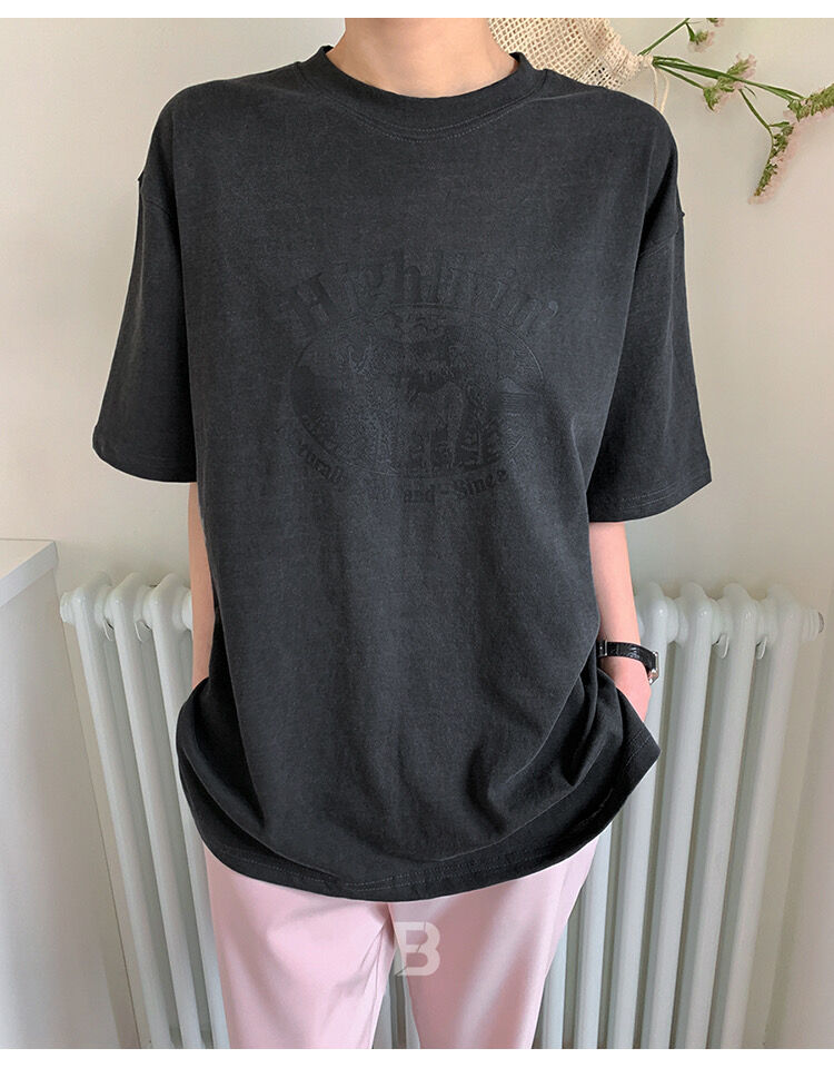 High livin' ロゴプリントTシャツ | EYARN