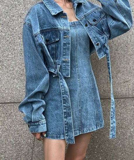 デニムジャケット＆ワンピース SET
