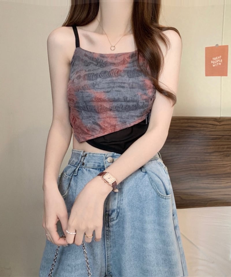 カップ付きウエスタンキャミソール | EYARN