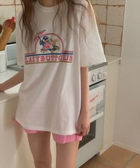 LAZYBUTTCLUB プリントTシャツ
