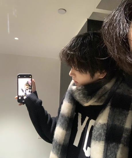 ブロックチェックマフラー