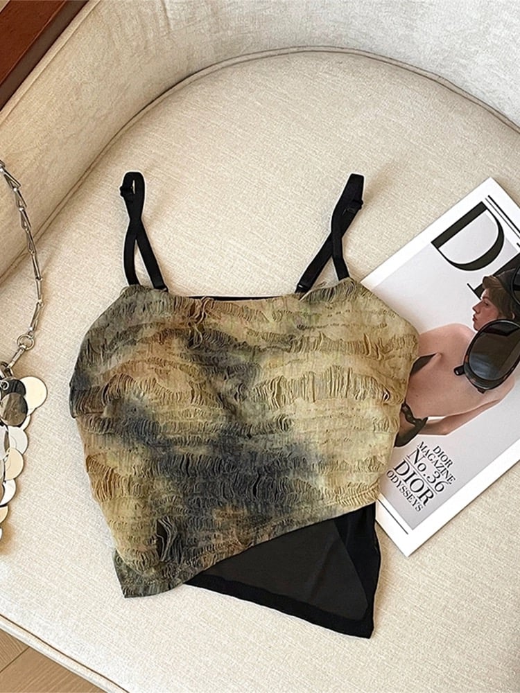 カップ付きウエスタンキャミソール | EYARN