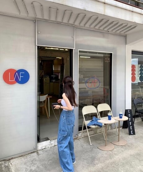 デニムカーゴパンツ