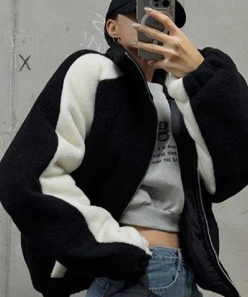 極肉厚2トーンフリースジャケット | EYARN