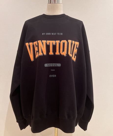 VENTIQUE ロゴスウェット