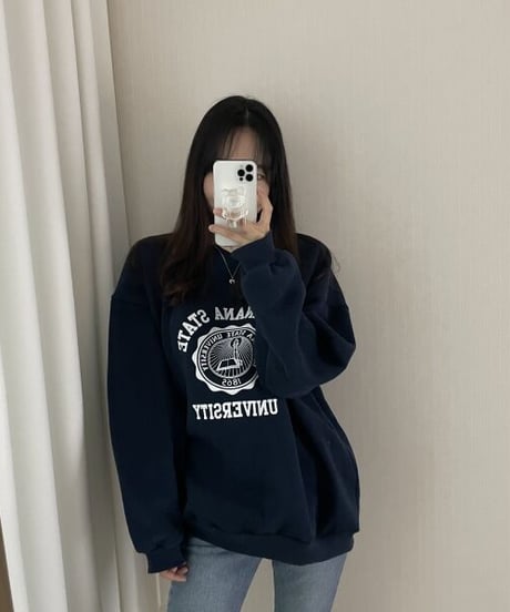 INDIANANA ロゴスウェット