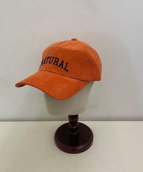 NATURAL コーデュロイキャップ