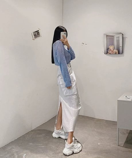バックルカーゴスカート