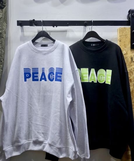 PEACE ロゴスウェット