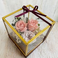 アンティークBOX  S  アプリコット×GL