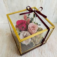 アンティークBOX  S  ピンク×GL