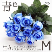ブルーローズ ラズリ Sサイズ 選べる本数 花束 生花青バラ