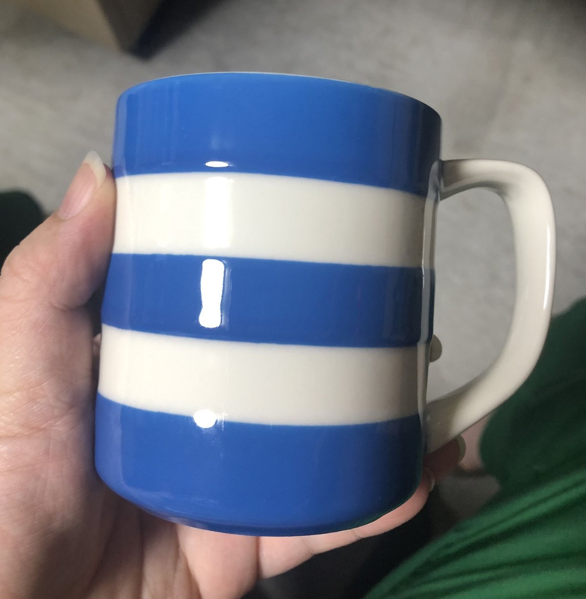 コーニッシュマグカップ】10オンス ブルー | EmerettieR