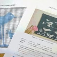 【ダウンロード】バイダーワンド技法の鳥の壁掛け・織り方解説書と図案