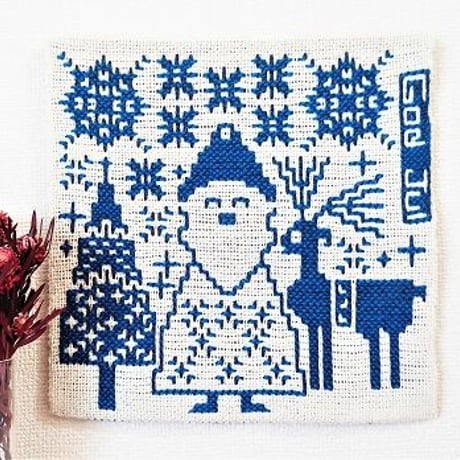 【ダウンロード】GOD JUL(クリスマス柄)フィン織り・織り方表のみ