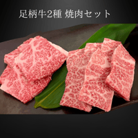 足柄牛 2種(上カルビ・上モモ） 焼肉セット500g