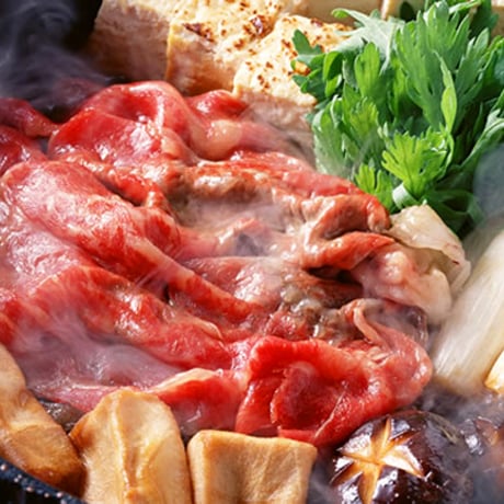 足柄牛 肩ロースすき焼き用 500gたれ付
