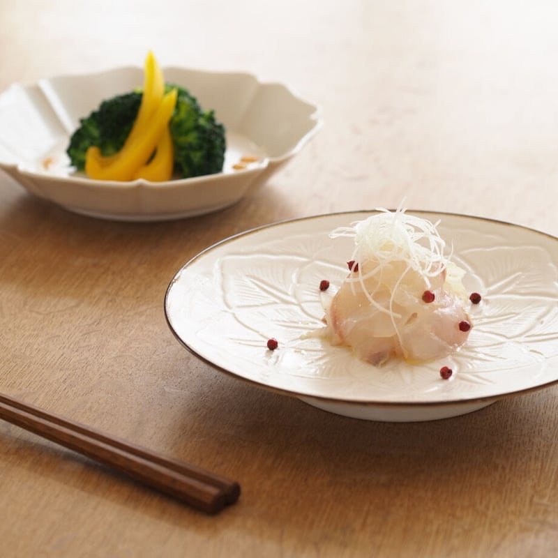 JICON ジコン 花彫皿 中皿 4枚セット 花彫皿 中皿 | JICON 磁今 オンラインショップ