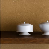 足付蓋もの　筒型