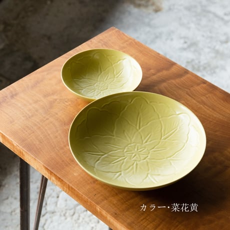 花彫浅鉢　小