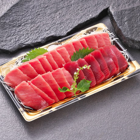 焼津ミナミマグロスキンレス（大トロ付・中トロ付セット）　刺身用冷凍2ブロック400g相当×2ヶ（800g相当）