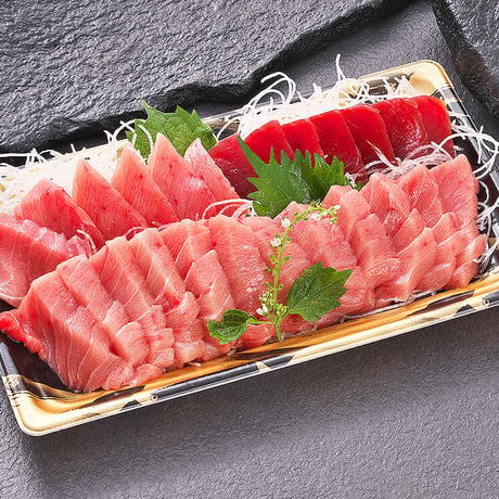 焼津ミナミマグロスキンレス（大トロ付）　刺身用冷凍1ブロック400g相当