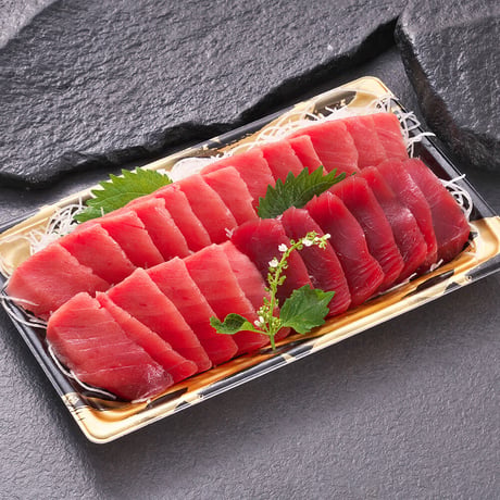 焼津ミナミマグロスキンレス（中トロ付）　刺身用冷凍1ブロック400g相当×2ヶ（800g相当）