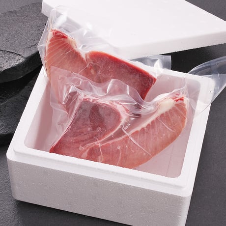焼津ミナミマグロスキンレス（大トロ付）　刺身用冷凍2ブロック400g相当×2ヶ（800g相当）
