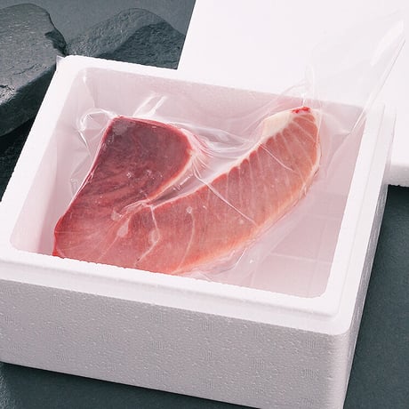 焼津ミナミマグロスキンレス（大トロ付）　刺身用冷凍1ブロック400g相当