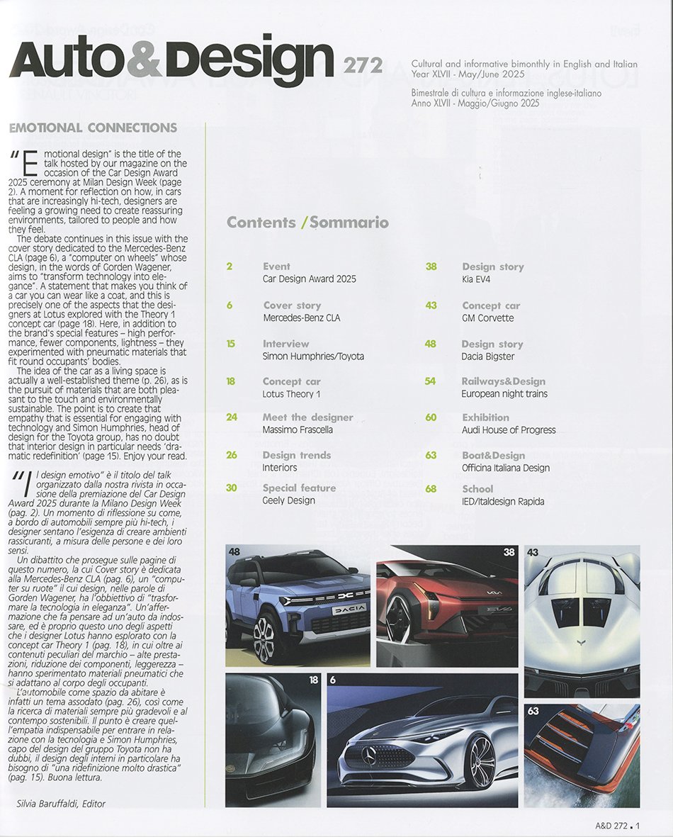 Auto&Design - No. 272 | Auto & Design BOOKSTORE